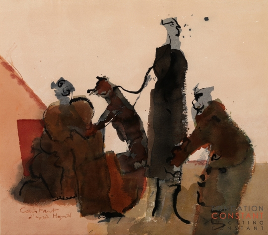Constant Nieuwenhuys-d’Après Hogarth, 1978