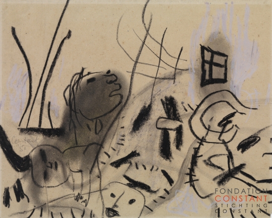 Constant Nieuwenhuys-De oorlog II, 1951
