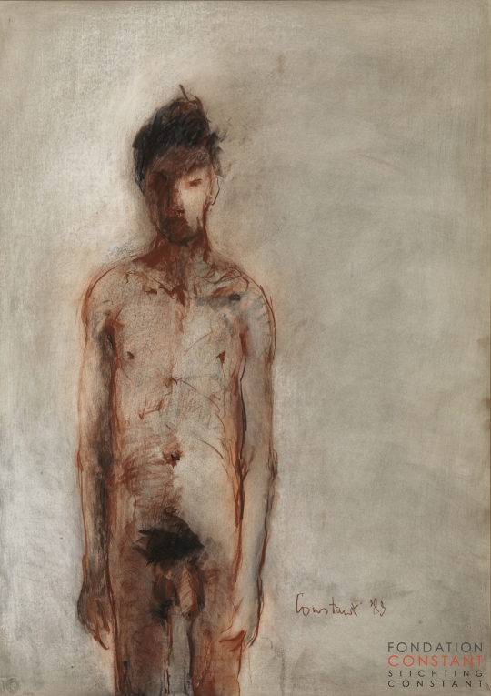 Constant Nieuwenhuys-Étude pour l'interrogatoire, 1983
