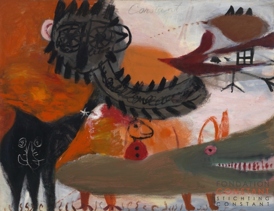 Constant Nieuwenhuys-Fête de la Tristesse, 1949
