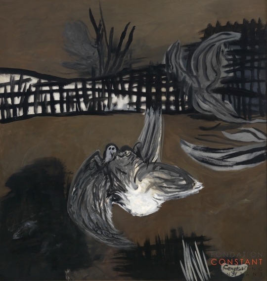 Constant Nieuwenhuys-Gewonde duif, 1951
