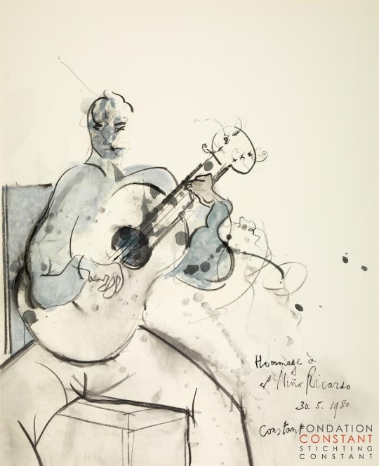 Constant Nieuwenhuys-Hommage à el Niño Ricardo, 1980