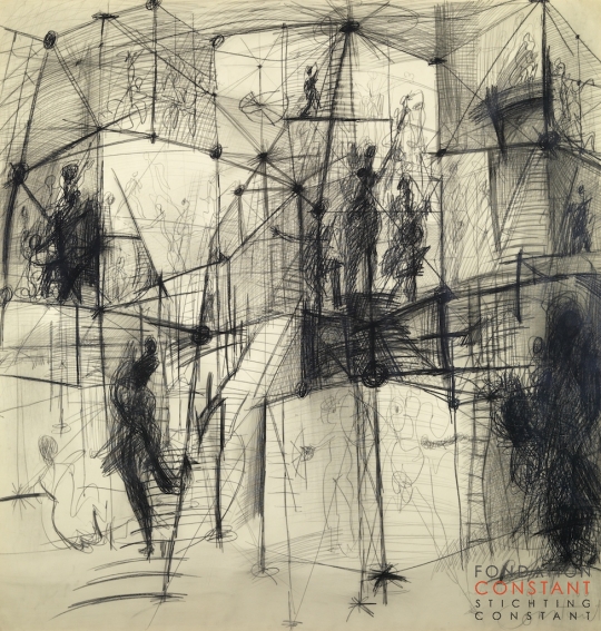 Constant Nieuwenhuys-Homo Ludens, 1966
