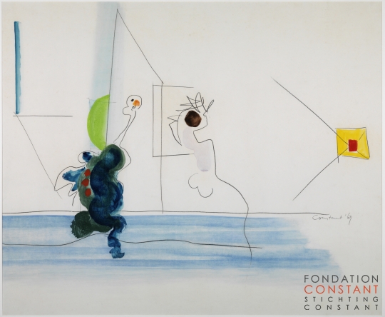 Constant Nieuwenhuys-Homo Ludens, 1967