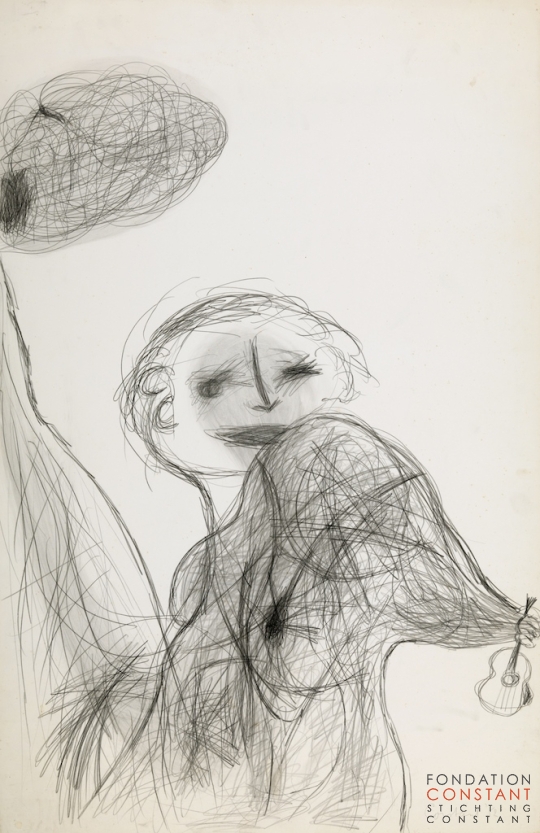 Constant Nieuwenhuys-La danseuse Espagnole, 1952