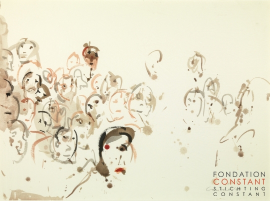 Constant Nieuwenhuys-La foule, 1988