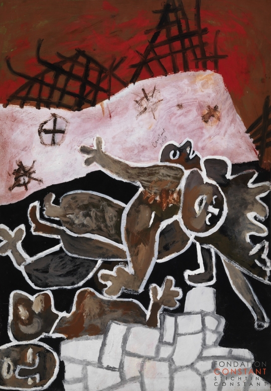 Constant Nieuwenhuys-La guerre II, 1950