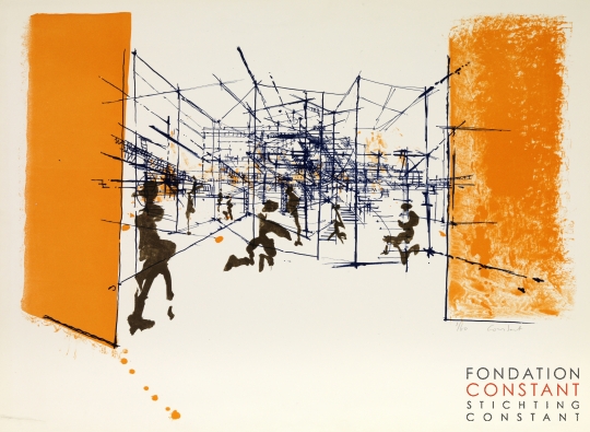 Constant Nieuwenhuys-Labyrinth, 1968