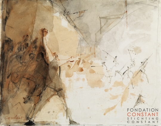 Constant Nieuwenhuys-L'insurrection IV, 1985