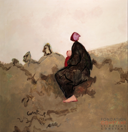 Constant Nieuwenhuys-Los guerilleros, 1980