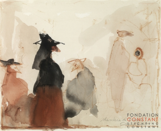 Constant Nieuwenhuys-Maschere di Venezia, 1987