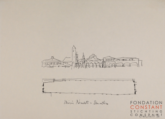Constant Nieuwenhuys-Mirù Namesti-Domazlice, 1965