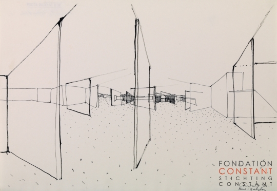Constant Nieuwenhuys-Mobiele wanden, 1960