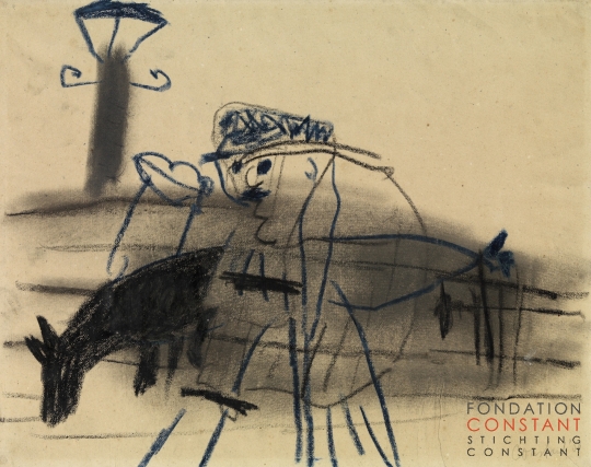 Constant Nieuwenhuys-Montmartre, 1950