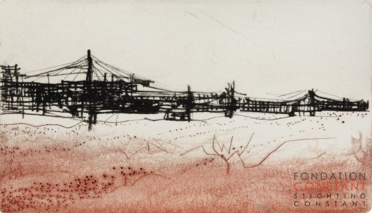 Constant Nieuwenhuys-New Babylon sectoren, 1970
