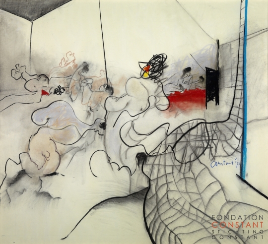 Constant Nieuwenhuys-Orgie, 1972