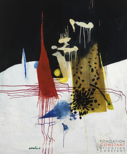 Comstant Nieuwenhuys-Paysage Lunaire, 1956