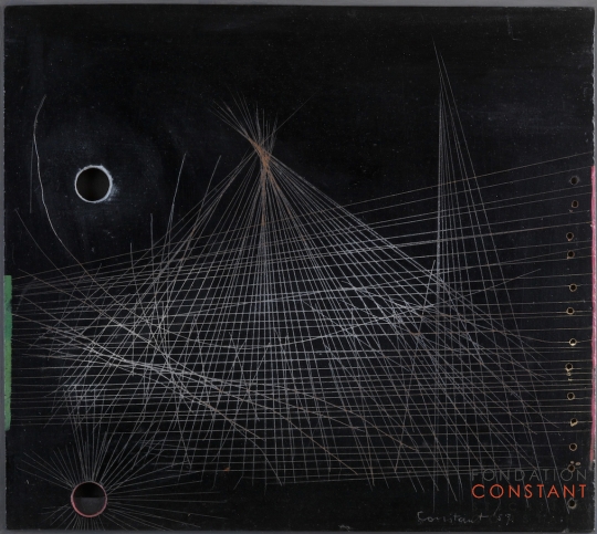 Constant Nieuwenhuys-Ruimtelandschap, 1957