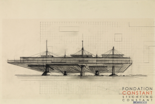 Constant Nieuwenhuys-Schets voor een sector II, 1964