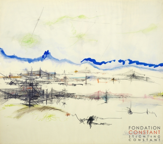 Constant Nieuwenhuys-Souvenir de Norvège, 1967