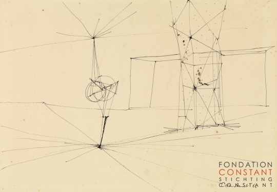 Constant Nieuwenhuys-Twee vormen, 1962