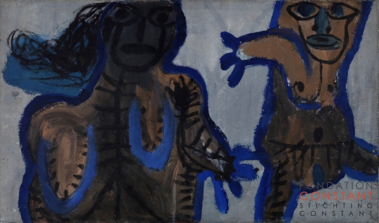 Constant Nieuwenhuys-Vluchtelingen, 1951