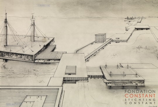 Constant Nieuwenhuys-Vogelvlucht: Groep sectoren II, 1964