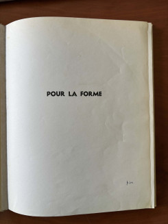 1958 Pour la Forme - Asger Jorn-note