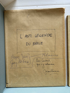 1959 Mémoires | Structures portantes d'Asger Jorn-Guy Debord-note
