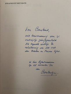 1974 Strafrecht met mate-note Constantijn Kelk