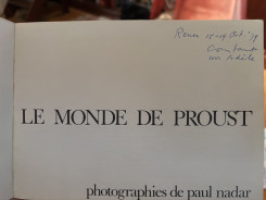 1991 Le Monde de Proust-note