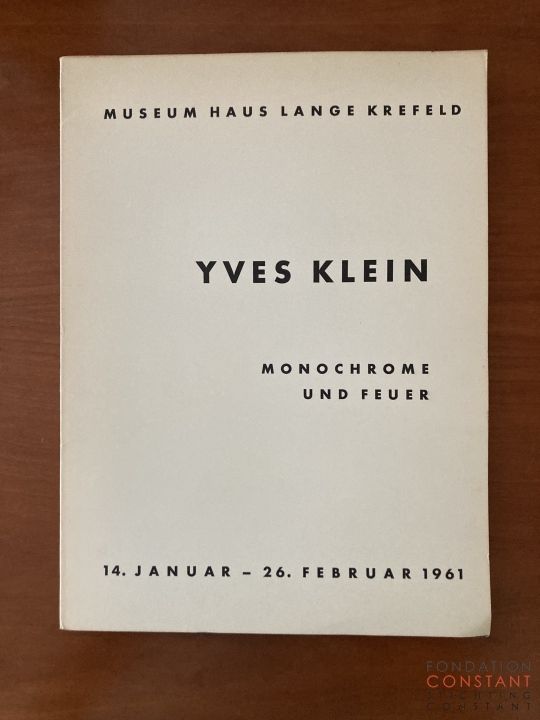 Yves Klein | Monochrome und Feuer, 1961