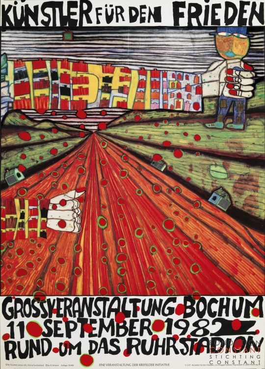 Künstler für den Frieden-Hundertwasser, Bochum, 1982