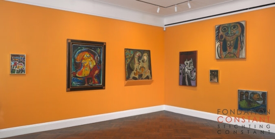 Cobra works by Asger Jorn and Constant at the exhibition The