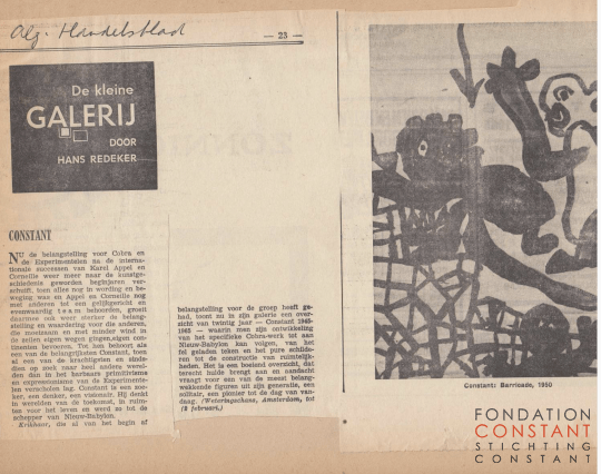 1965 Constant-Algemeen Handelsblad-redactioneel