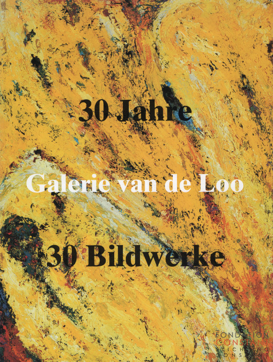 30 Jahre Galerie van de Loo, 1957, cover