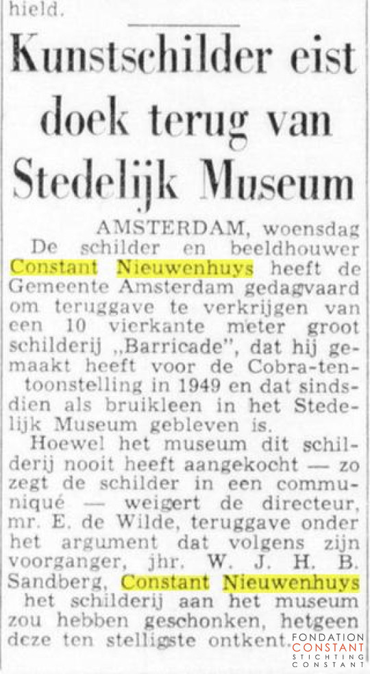 19640422 Kunstschilder eist zijn doek terug-De Telegraaf