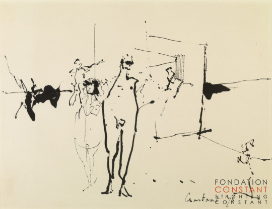 1976 ZT-Naakte figuren in ruimte