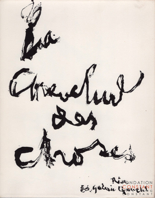 1961 La chevelure des choses - Asger Jorn & Christian Dotremont