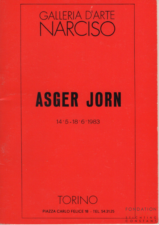 1983 Asger Jorn - Galleria d'Arte Narciso