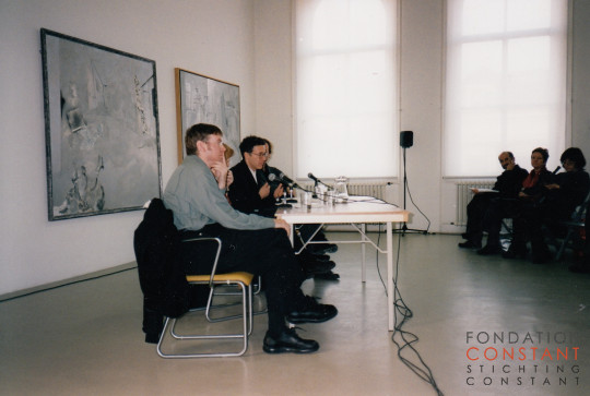 1998 ca opening of symposium Witte de With-1