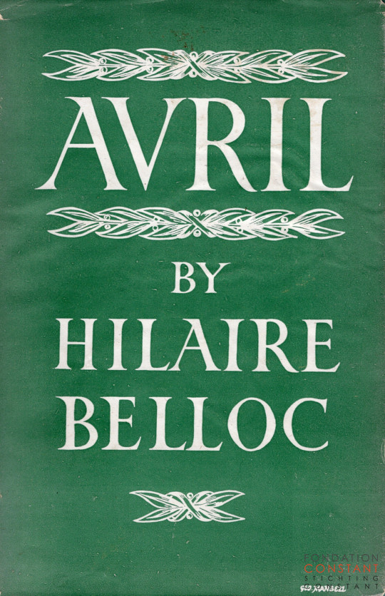 1945 Avril | Hilaire Belloc