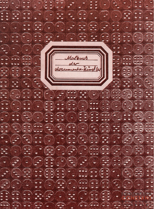1982 Malbuch der documenta-Künstler | Reinhard Heinrichsmeyer