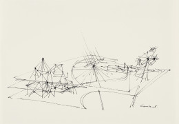 Constant Nieuwenhuys-ZT/Fantastic Architecture, ca. 1959