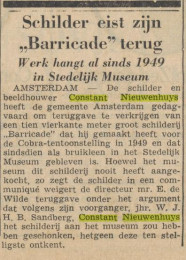 19640421 Kunstschilder eist zijn "Barricade" terug-De Gooi- en Eemlander.