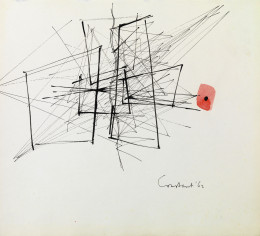 1962 ZT-Wanden en rode vlek met zwarte stip | na restauratie