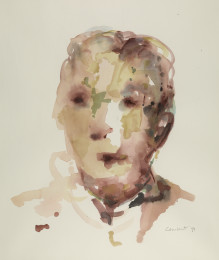 2017, Aquarel, ZT-kop 1991