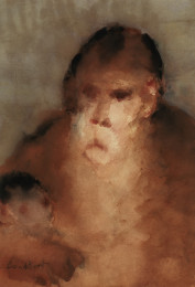 1986 ca Moederaap met baby