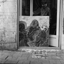 Constant with Concentratiekamp (1951), photo Violet Cornelisse, 1951