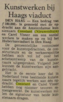 19700425 Kunstwerken bij Haags Viaduct-Nederlands Dagblad
